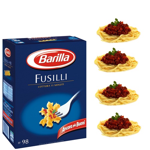 Mỳ Ý Fusilli  Barilla nui xoắn số 98 Hộp 500gr